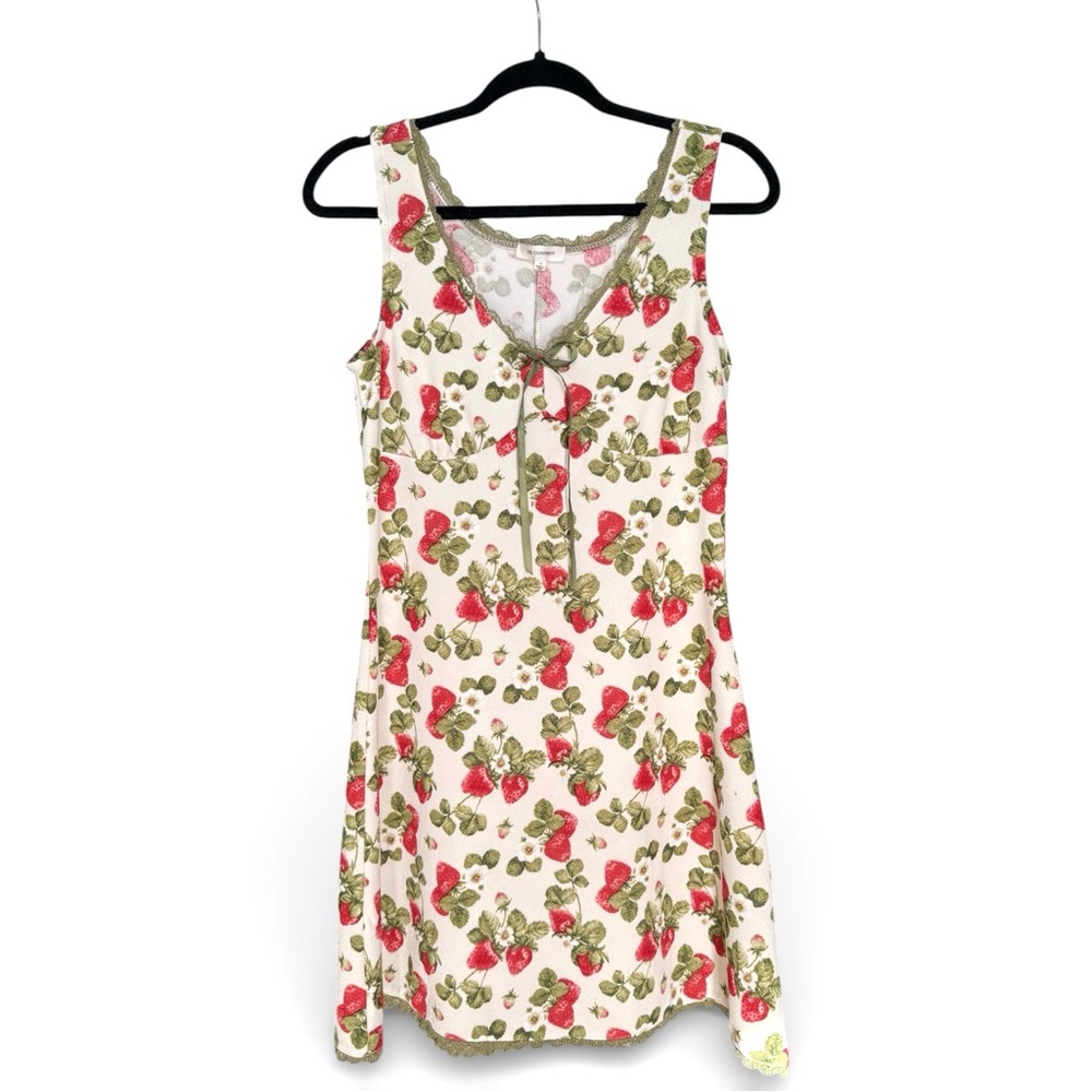 🍓 No Comment Strawberry Coquette Mini Dress 🍓